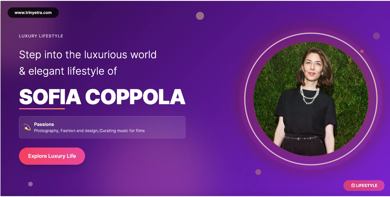 Sofia Coppola Biography Photo 2025