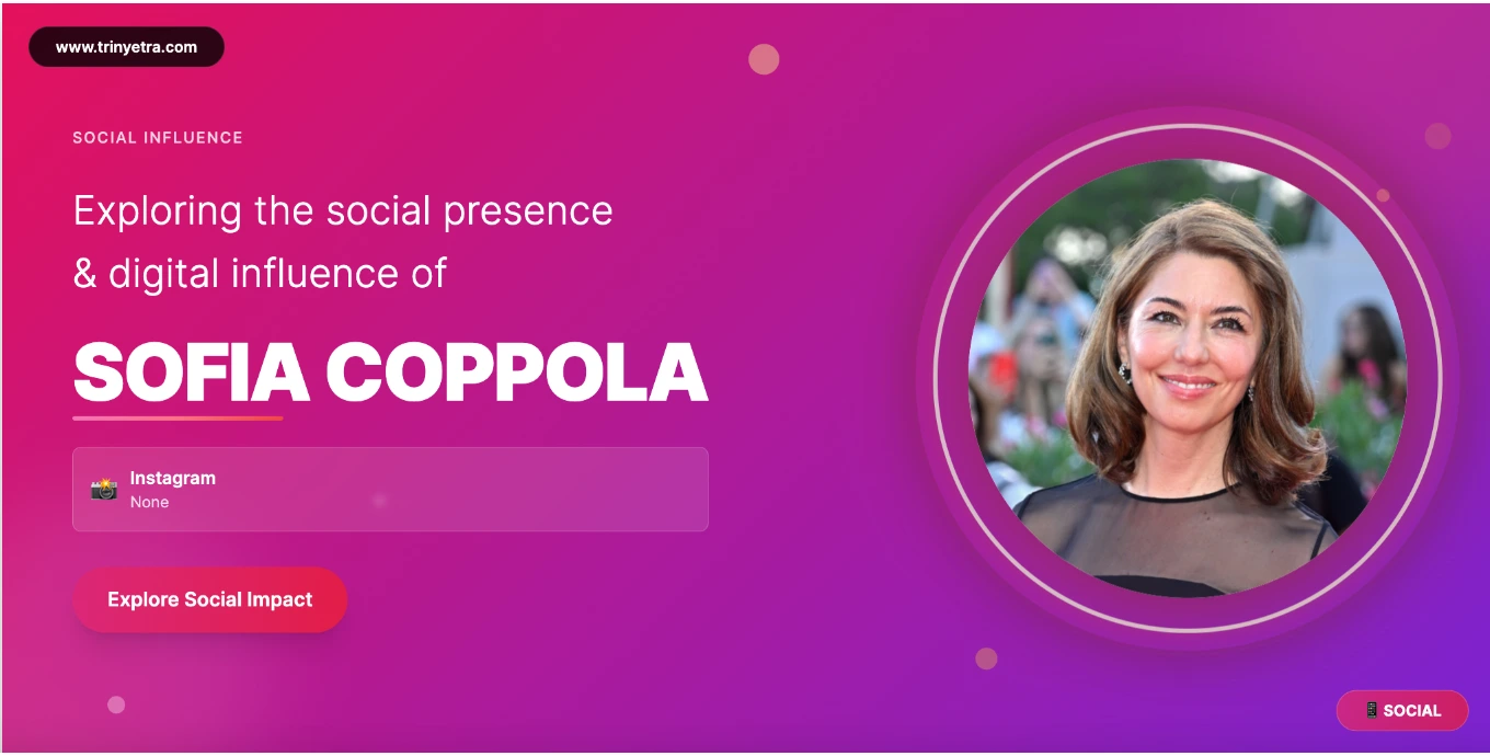 Sofia Coppola Social Moments