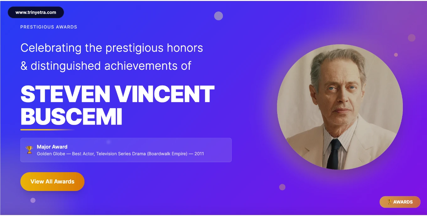Steve Buscemi Career Success Photo