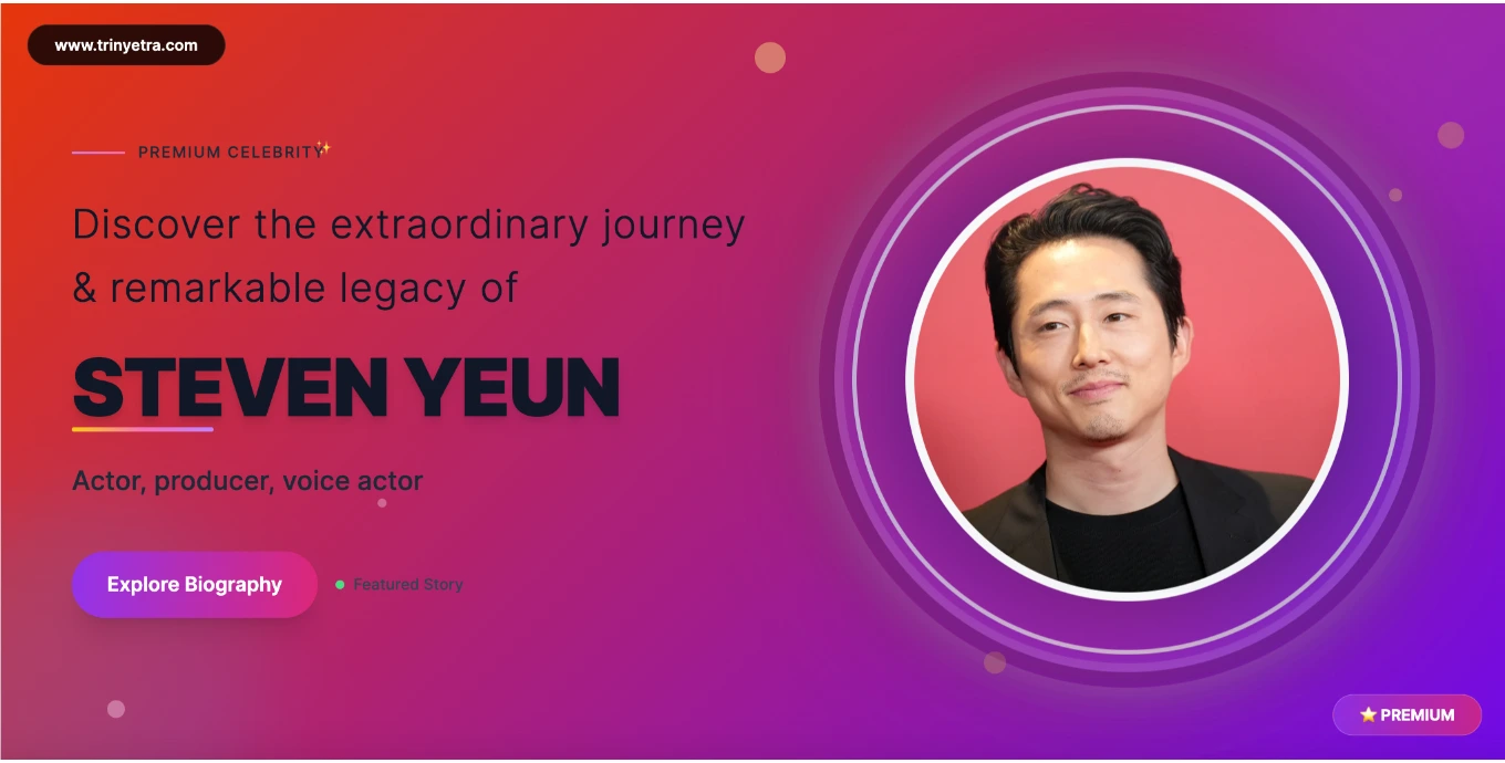 Steven Yeun Biography, Age, Net Worth, Height, Movies & ...