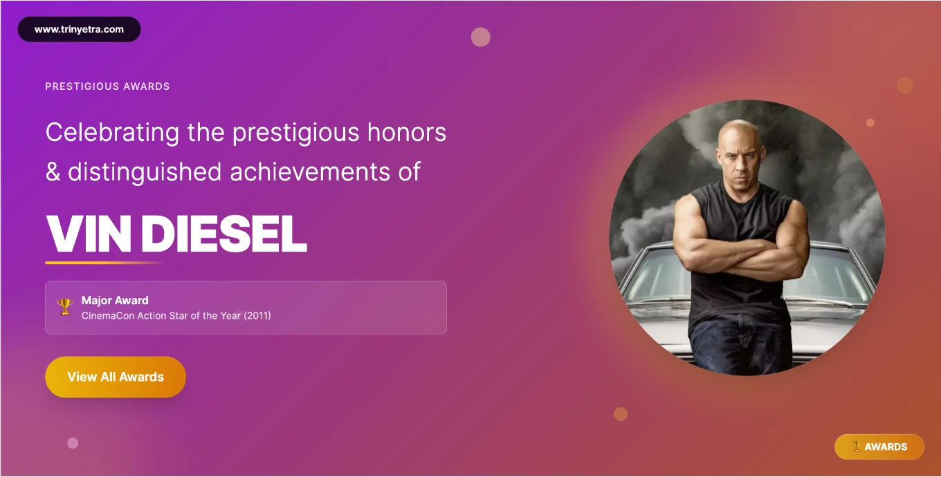 Vin Diesel Career Success Photo