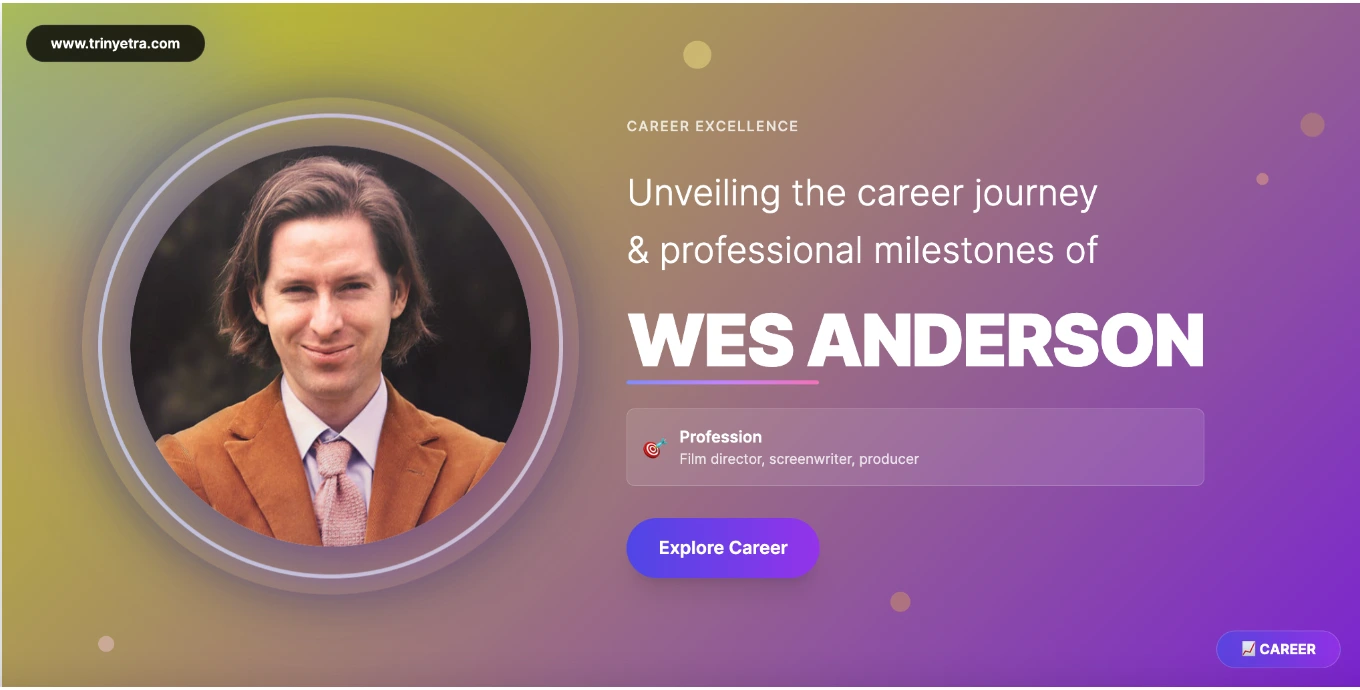 Wes Anderson Career Success Photo