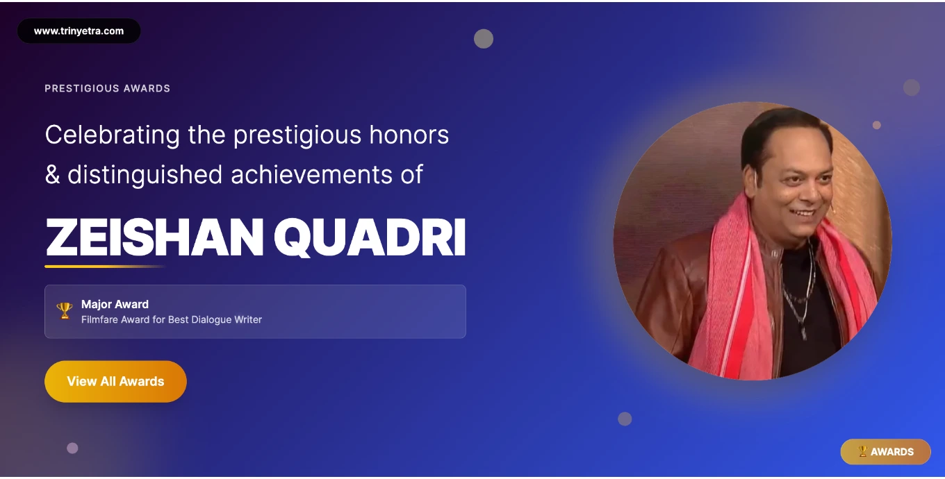 Zeishan Quadri Award Photo