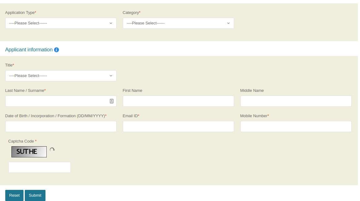 Provide Necessary Details - Pan Card: How To Apply For Pan Card | Step3