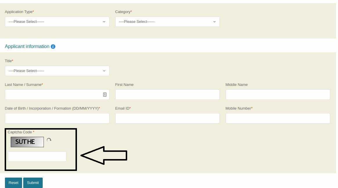 Now, Verify Captcha - Pan Card: How To Apply For Pan Card | Step4